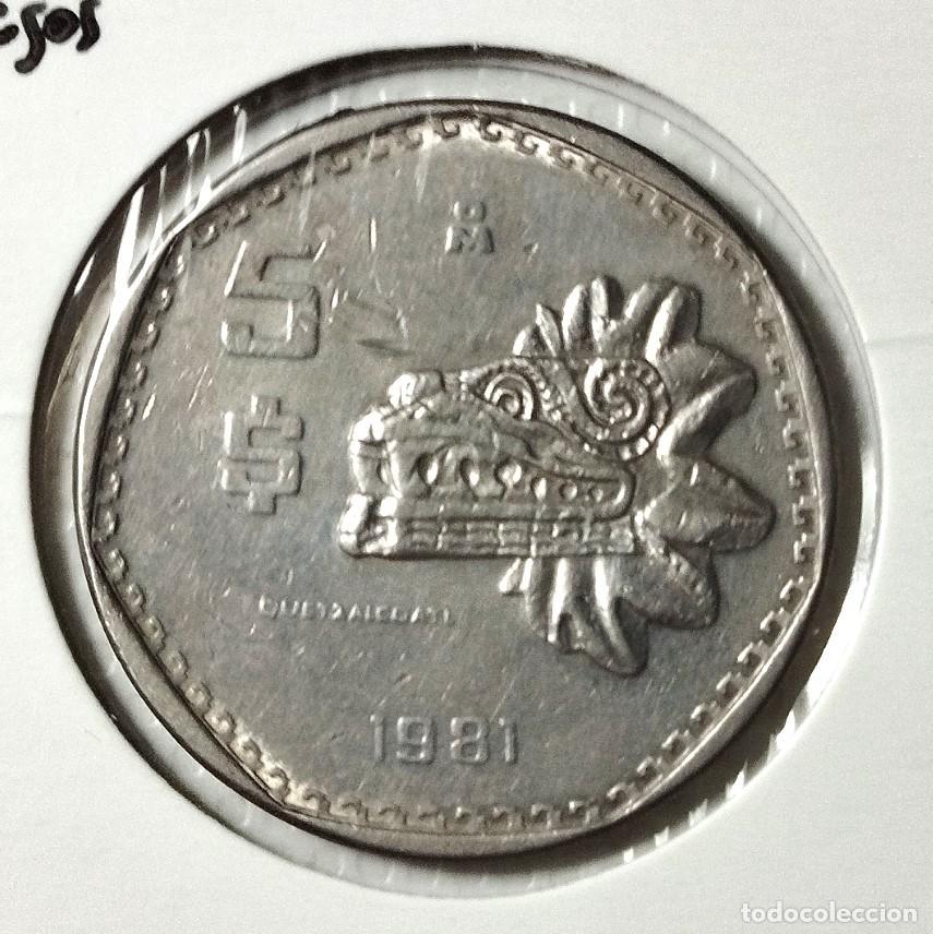 Material numism&aacute;tico: AMERICA . MEXICO . 5 PESOS 1981 - Foto 1