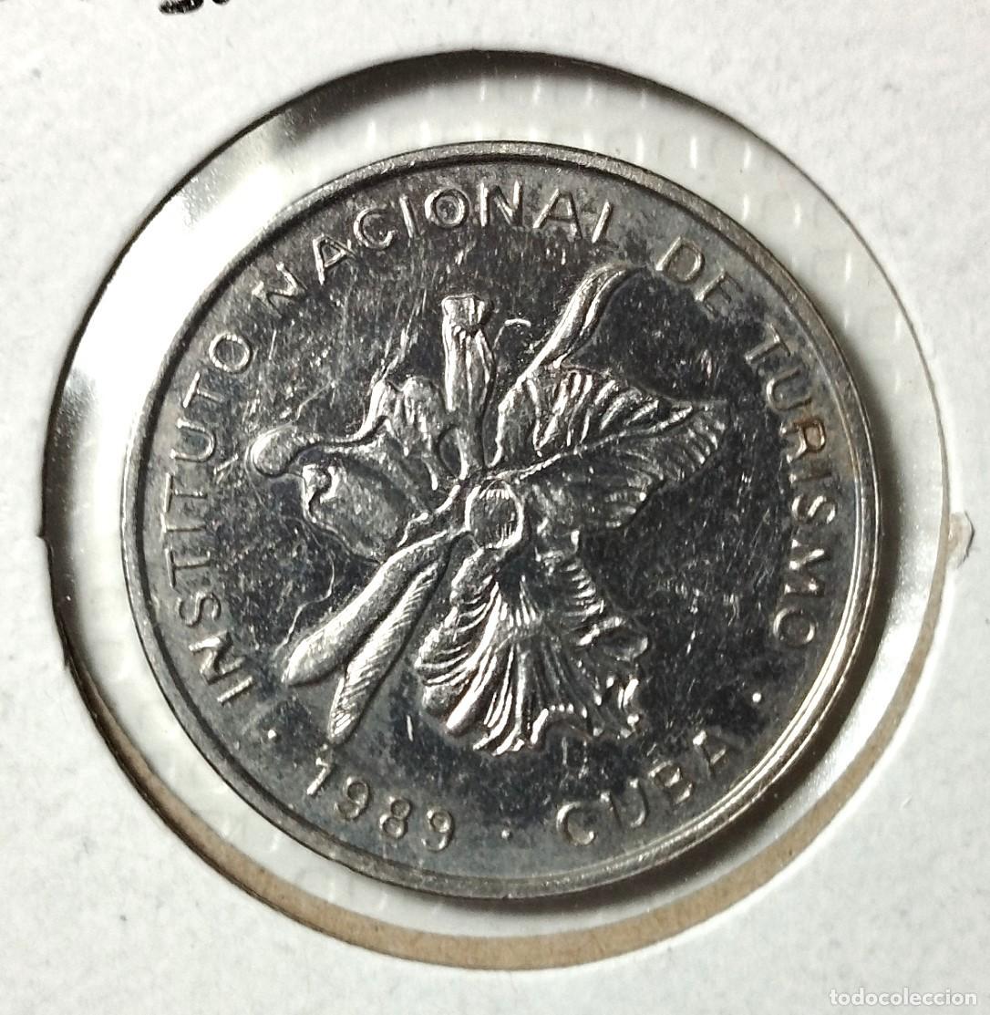 Material numism&aacute;tico: AMERICA . CUBA . 25 CENTAVOS 1989 . EXCELENTE - Foto 1