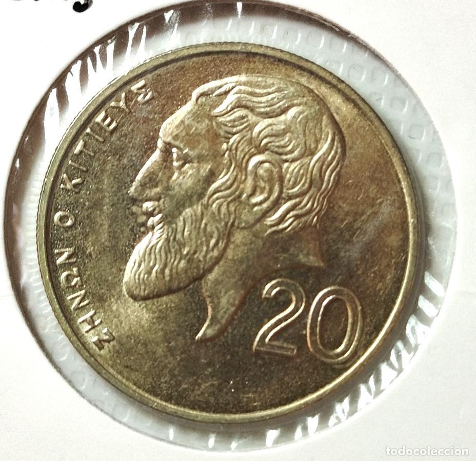 Material numism&aacute;tico: EUROPA . CHIPRE . 20 CENTS 2001 . SIN CIRCULAR - Foto 1