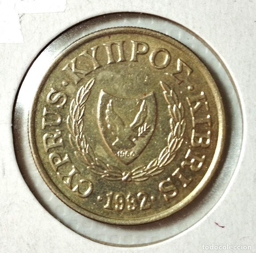 Material numism&aacute;tico: EUROPA . CHIPRE . 10 CENTS 1992 . SIN CIRCULAR - Foto 2