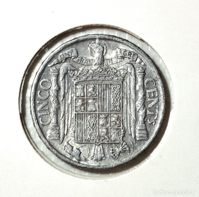 Material numism&aacute;tico: EUROPA . ESPA&Ntilde;A . 5 CENTIMOS 1941 . EXCELENTE - Foto 2