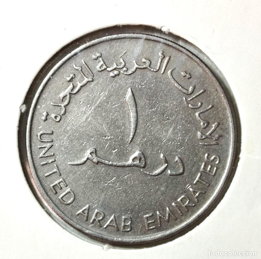 Material numism&aacute;tico: ASIA. EMIRATOS ARABES . 1 DIRHAM . EXCELENTE - Foto 2