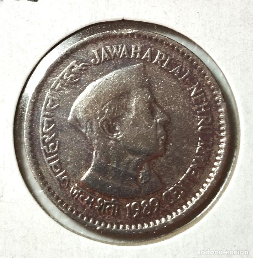 Material numism&aacute;tico: ASIA. INDIA . 1 RUPEE 1989 . - Foto 1