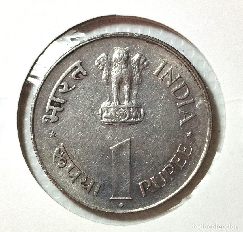 Material numism&aacute;tico: ASIA . INDIA . 1 RUPEE 1964 . EXCELENTE - Foto 2