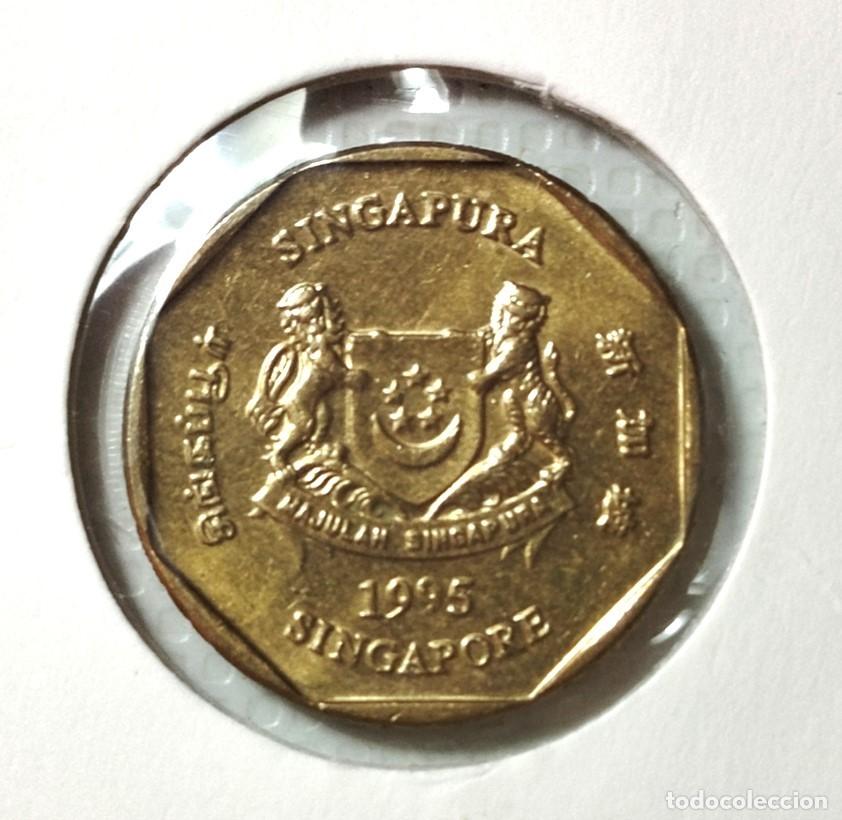 Material numism&aacute;tico: ASIA . SINGAPUR . 1 DOLLAR 1995 . SIN CIRCULAR - Foto 1