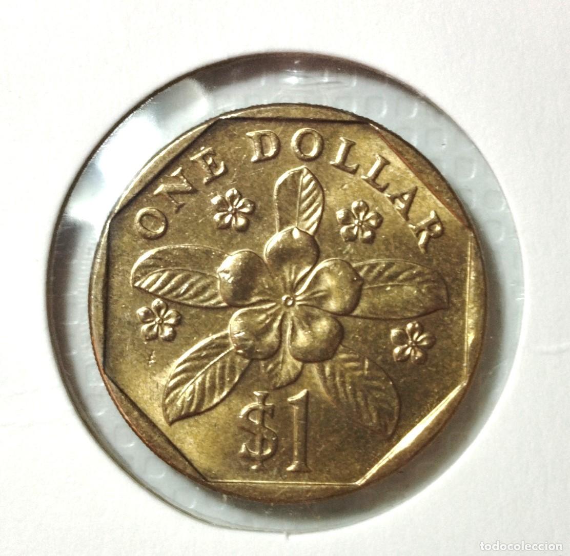 Material numism&aacute;tico: ASIA . SINGAPUR . 1 DOLLAR 1995 . SIN CIRCULAR - Foto 2