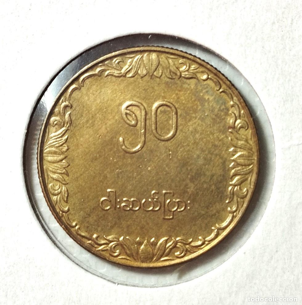 Material numism&aacute;tico: ASIA. MYANMAR . 50 PYAS 1975 . EXCELENTE - Foto 2