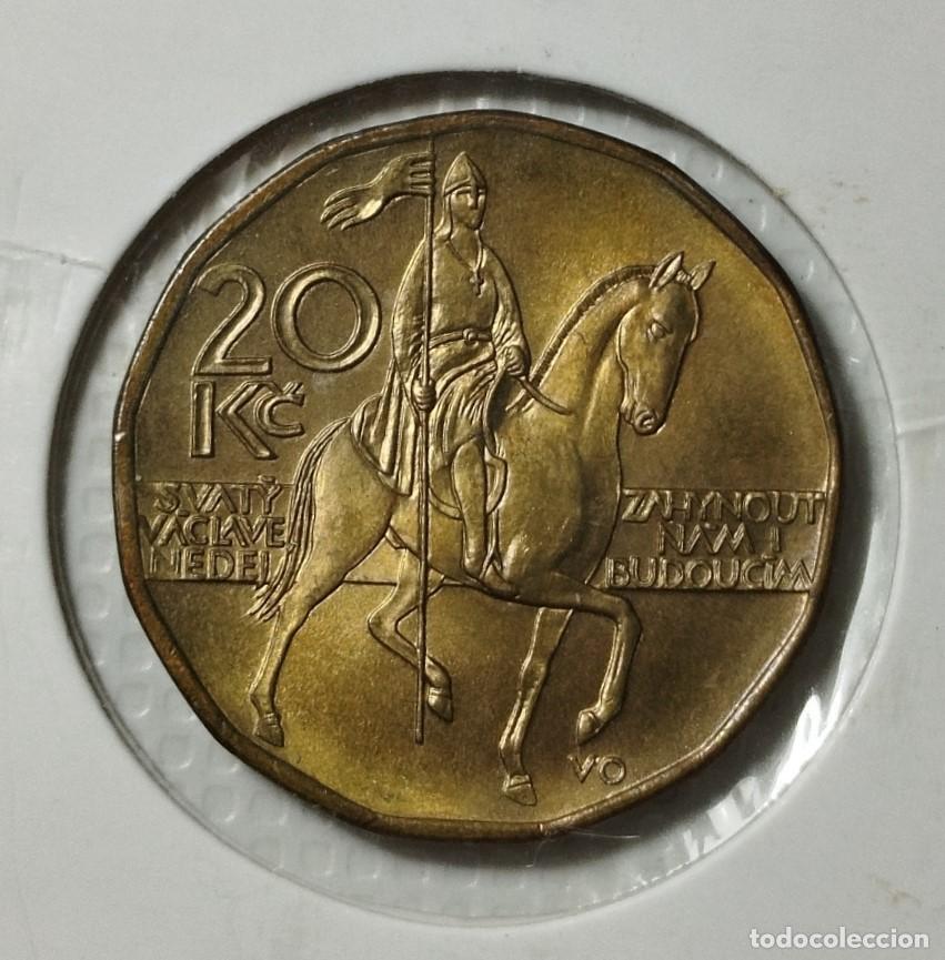 Material numism&aacute;tico: EUROPA . REP&Uacute;BLICA CHECA . 20 KORUM 1999 . SIN CIRCULAR - Foto 1