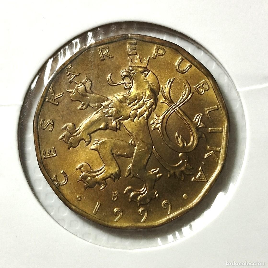 Material numism&aacute;tico: EUROPA . REP&Uacute;BLICA CHECA . 20 KORUM 1999 . SIN CIRCULAR - Foto 2