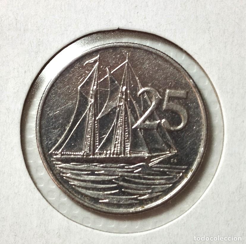 Material numism&aacute;tico: OCEANIA . ISLAS CAYMAN . 25 CENTS 2008 . SIN CIRCULAR - Foto 2