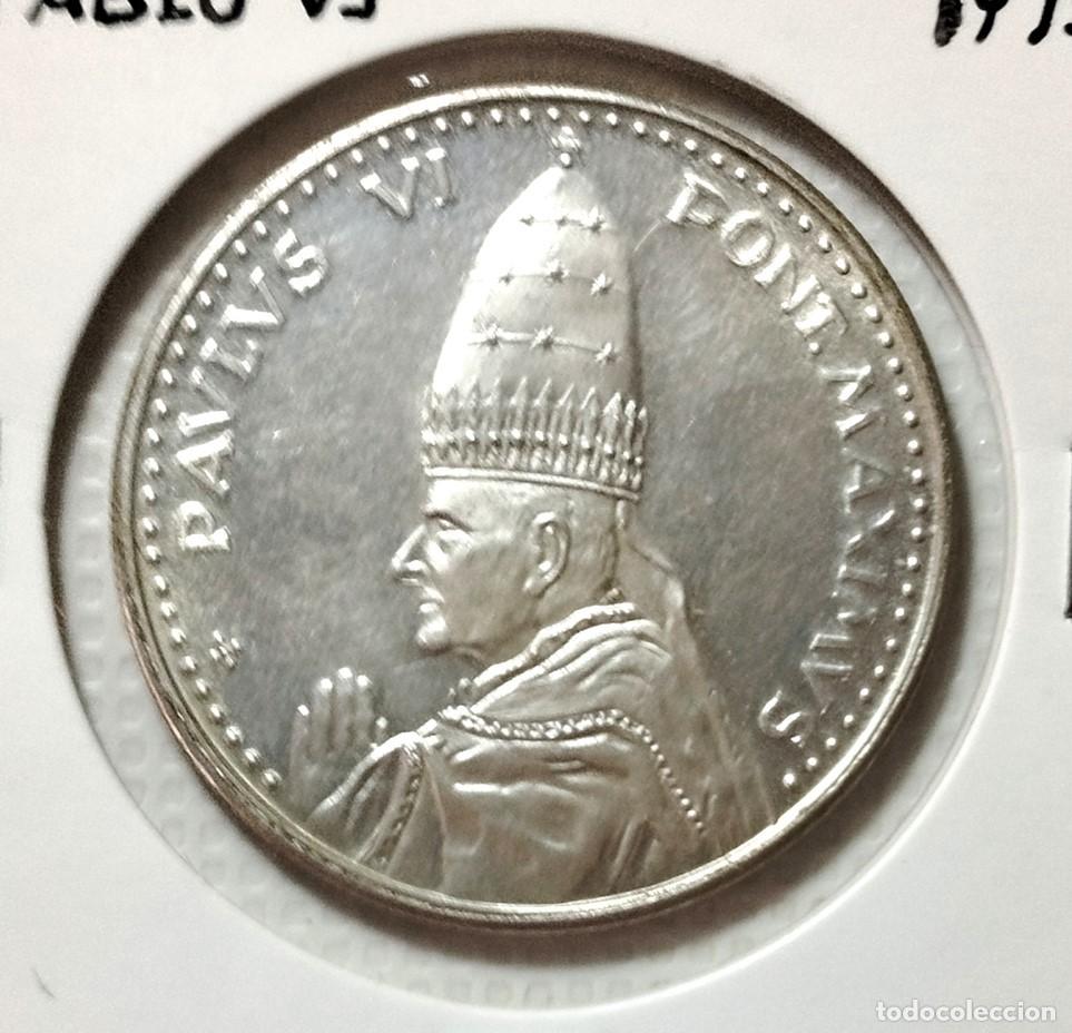 Material numism&aacute;tico: MEDALLA RELIGIOSA . PABLO VI . 1975 . NUEVA - Foto 1