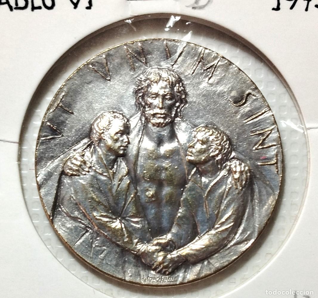 Material numism&aacute;tico: MEDALLA RELIGIOSA . PABLO VI , 1975 - Foto 1