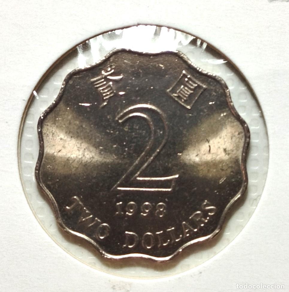 Material numism&aacute;tico: ASIA . HONG-KONG . 2 DOLLARS 1998 . SIN CIRCULAR - Foto 2