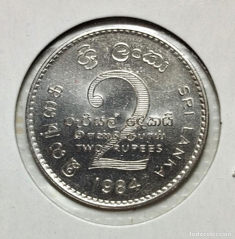 Material numism&aacute;tico: ASIA . SRY-LANKA . CEYLAN . 2 RUPEES 1984 . SIN CIRCULAR - Foto 2