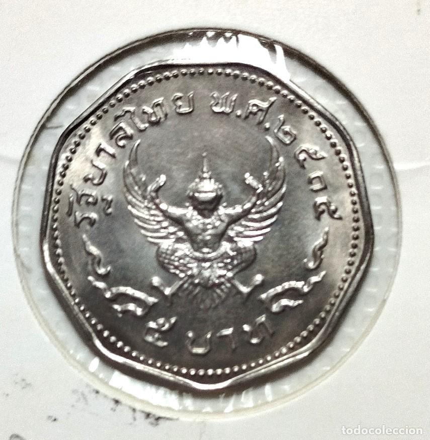 Material numism&aacute;tico: ASIA . TAILANDIA . 5 BAHT 1972 . SIN CIRCULAR - Foto 2