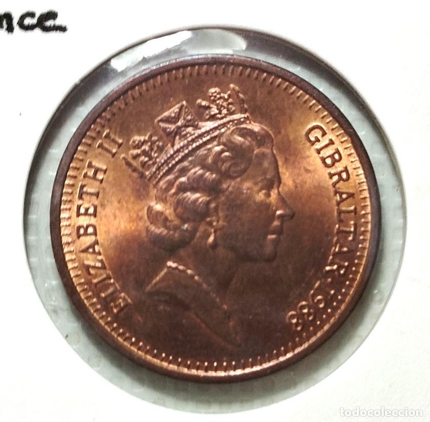 Material numism&aacute;tico: EUROPA . GIBRALTAR . 2 PENCE 1988 . SIN CIRCULAR - Foto 1