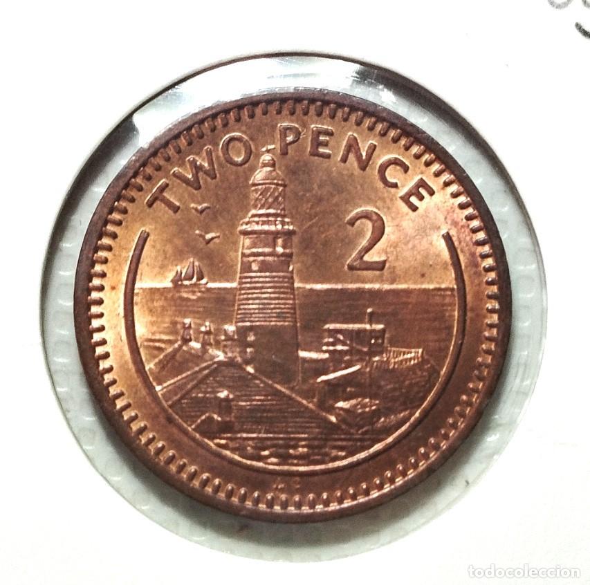 Material numism&aacute;tico: EUROPA . GIBRALTAR . 2 PENCE 1988 . SIN CIRCULAR - Foto 2
