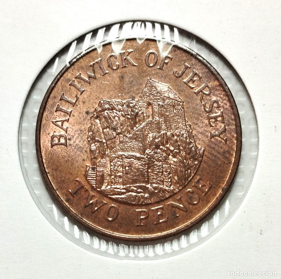Material numism&aacute;tico: EUROPA - JERSEY . 2 PENNY 1990 . SIN CIRCULAR - Foto 2