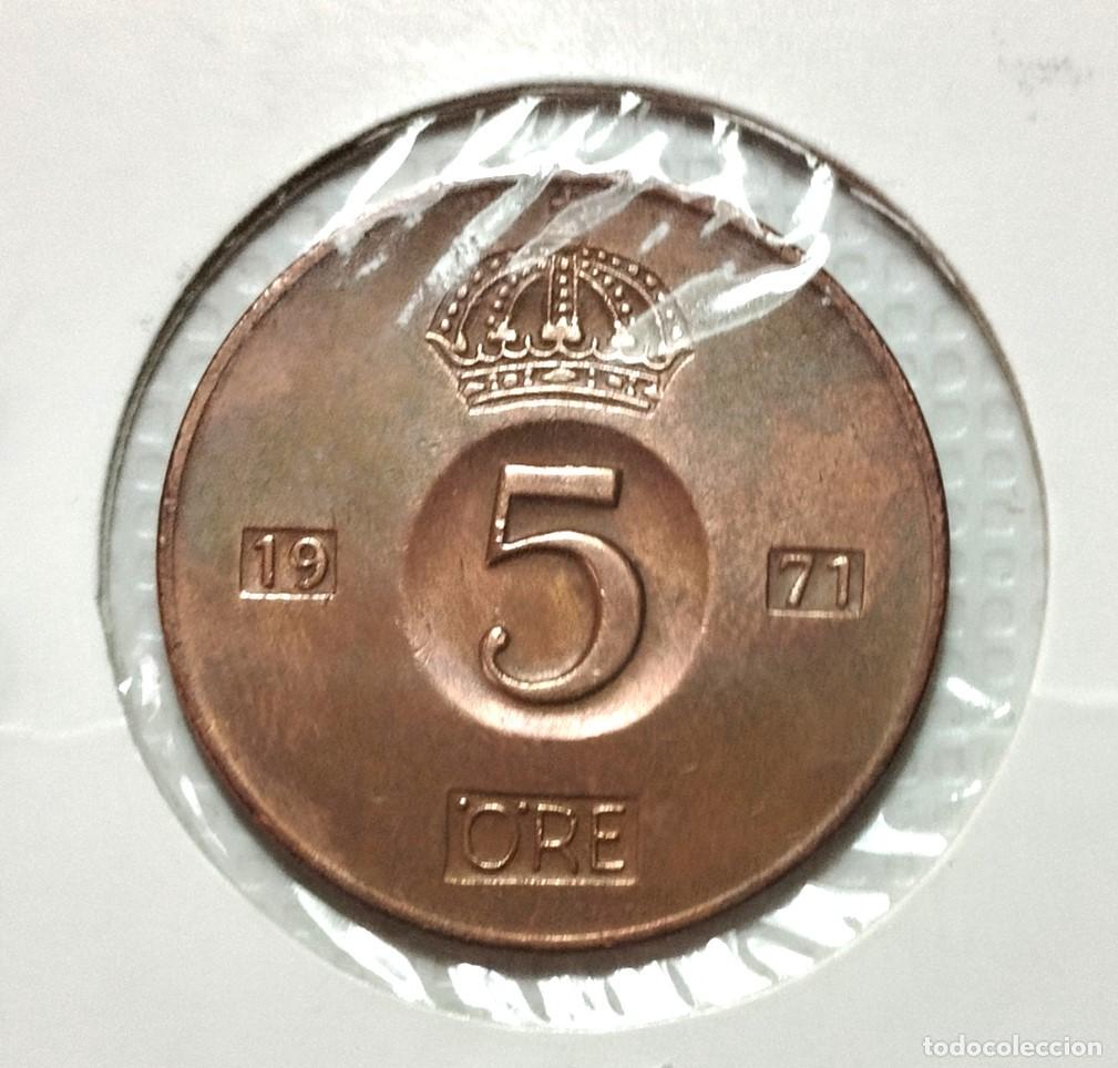 Material numism&aacute;tico: EUROPA - SUECIA . 5 ORE 1971 . SIN CIRCULAR - Foto 2