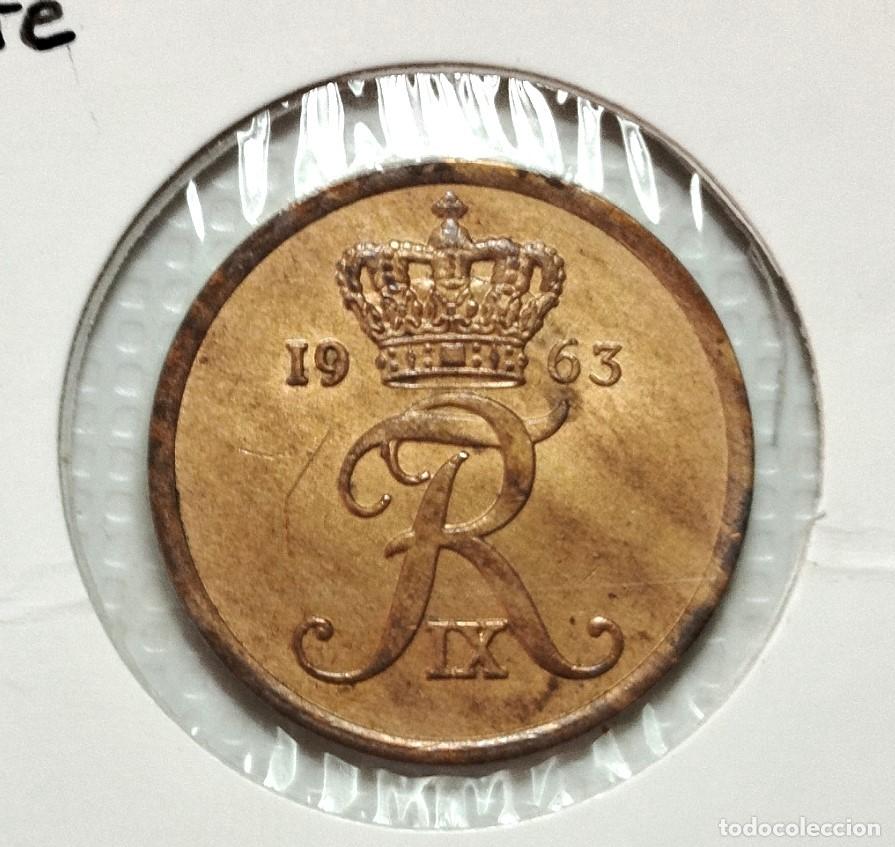 Material numism&aacute;tico: EUROPA . DINAMARCA . 5 ORE 1963 . SIN CIRCULAR - Foto 1