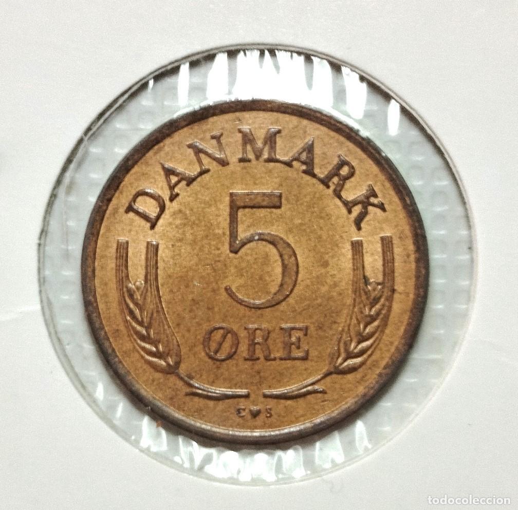 Material numism&aacute;tico: EUROPA . DINAMARCA . 5 ORE 1963 . SIN CIRCULAR - Foto 2