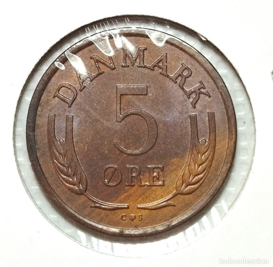 Material numism&aacute;tico: EUROPA . DINAMARCA . 5 ORE 1966 . SIN CIRCULAR - Foto 2