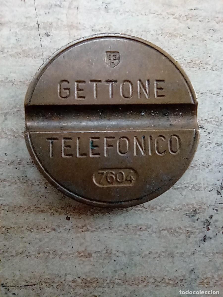 Material numism&aacute;tico: Moneda Ficha Gettone Telefonico 7604 - Foto 1
