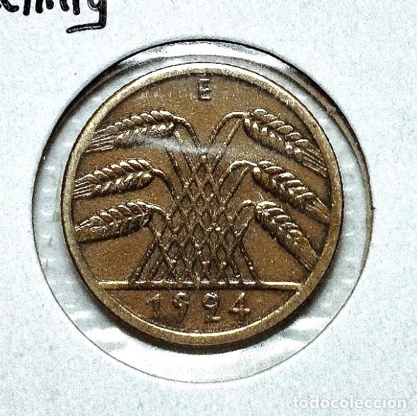 Material numism&aacute;tico: EUROPA . ALEMANIA . 10 PEENNIG 1924 E - Foto 1
