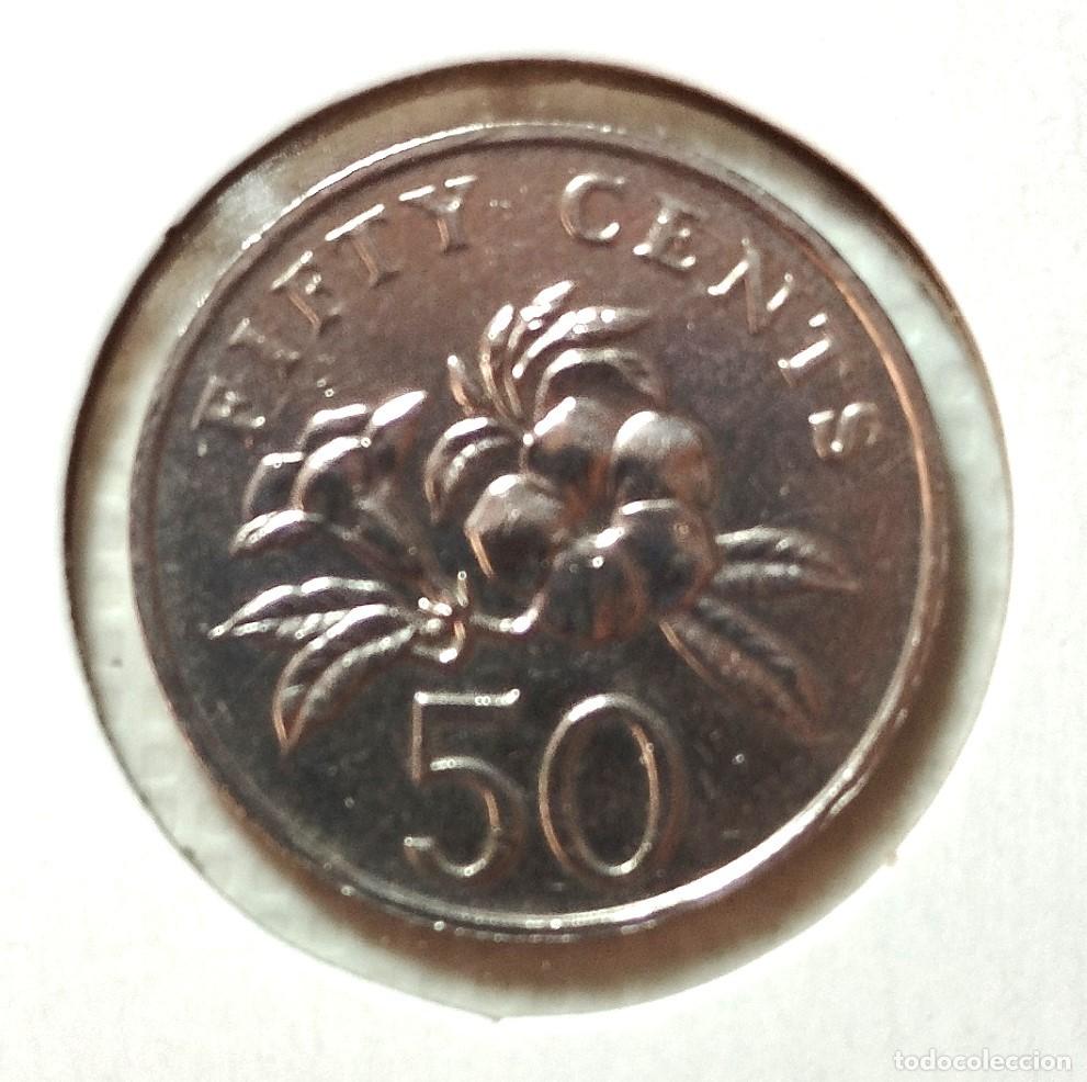 Material numism&aacute;tico: ASIA . SINGAPUR . 50 CENTS 2011 . SIN CIRCULAR - Foto 2