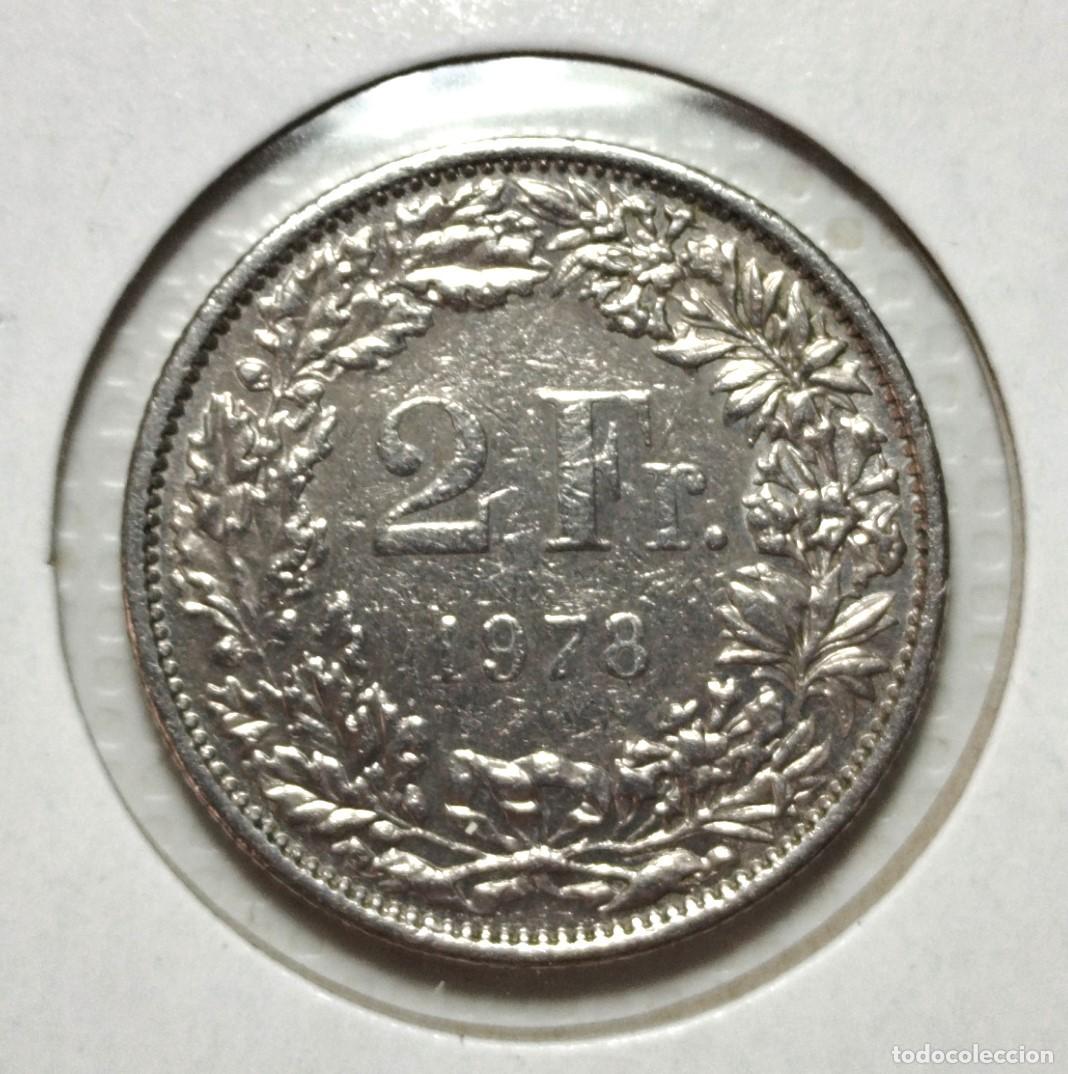 Material numism&aacute;tico: EUROPA . SUIZA . 2 FRANCOS 1978 - Foto 2