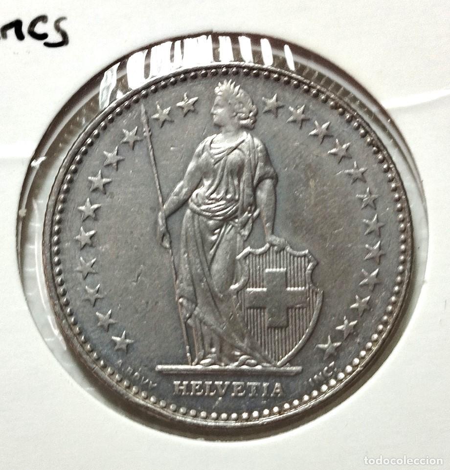 Material numism&aacute;tico: EUROPA . SUIZA . 2 FRANCOS 1993 . EXCELENTE - Foto 1