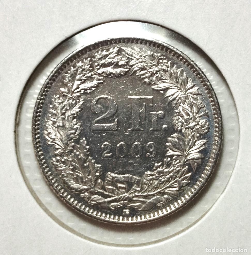 Material numism&aacute;tico: EUROPA . SUIZA . 2 FRANCOS 2009 . EXCELENTE - Foto 2