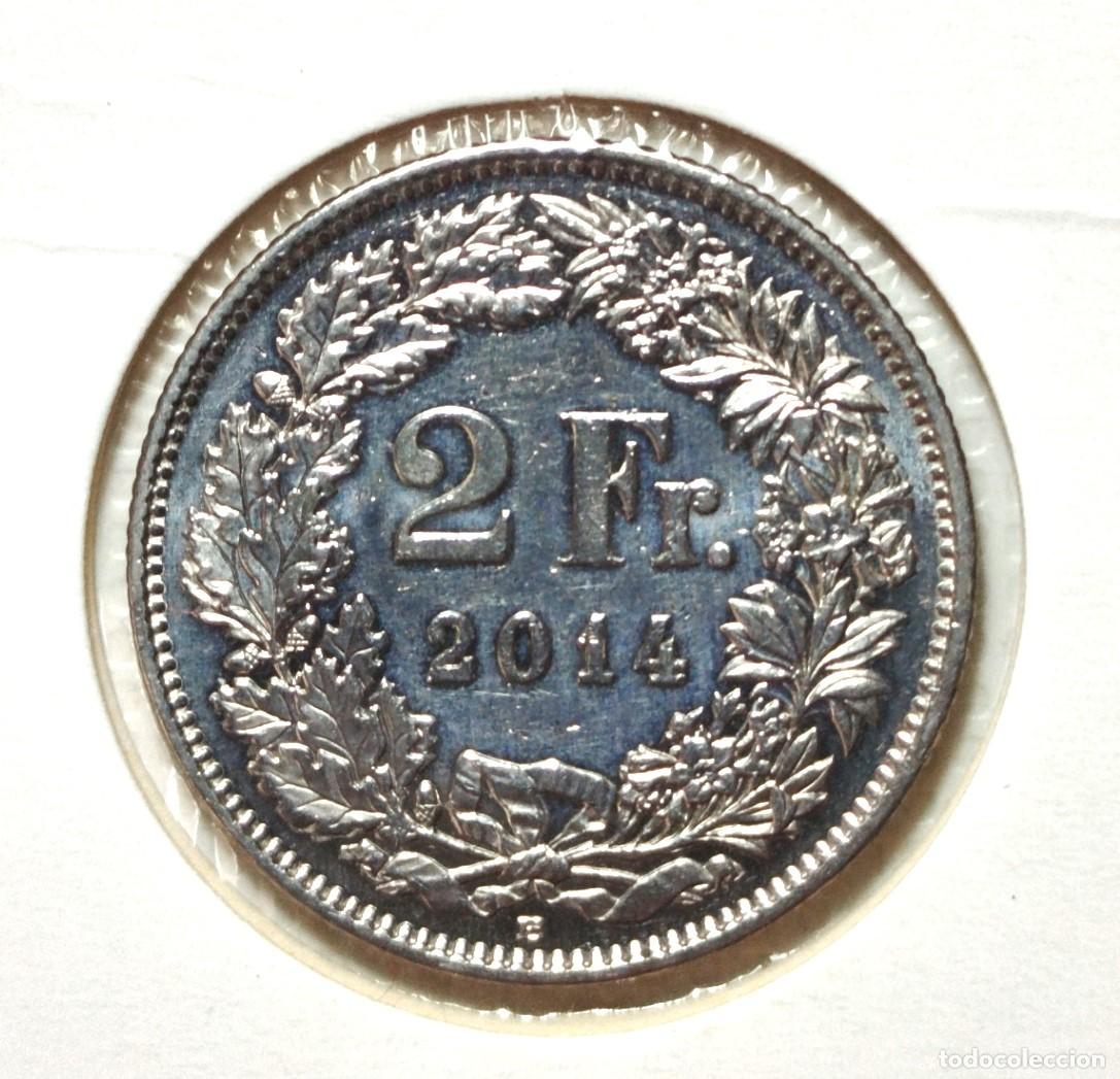 Material numism&aacute;tico: EUROPA . SUIZA . 2 FRANCOS 2014 . SIN CIRCULAR - Foto 2