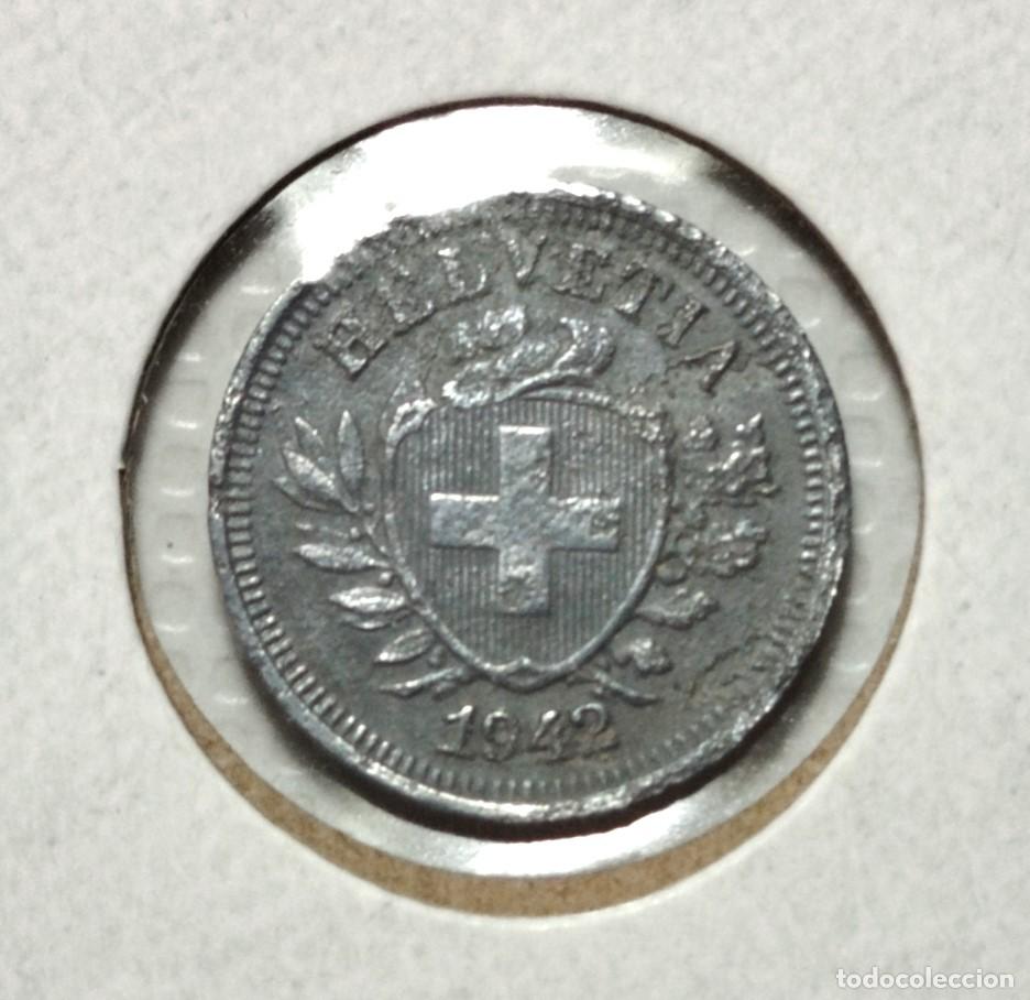 Material numism&aacute;tico: EUROPA . SUIZA . 1 RAPPEN 1942 . - Foto 1