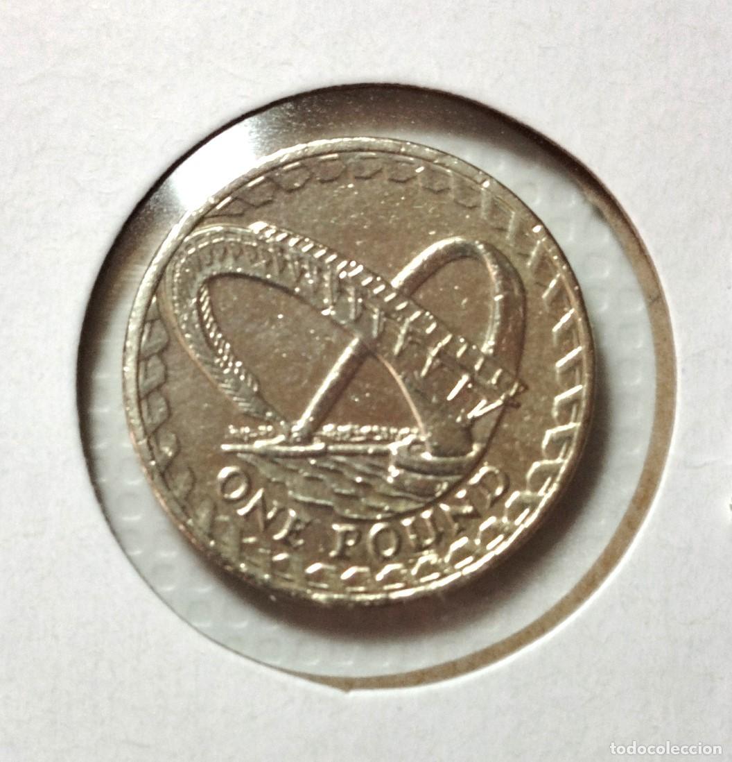 Material numism&aacute;tico: EUROPA . INGLATERRA . ISABEL II . 1 POUND 2007 - Foto 2