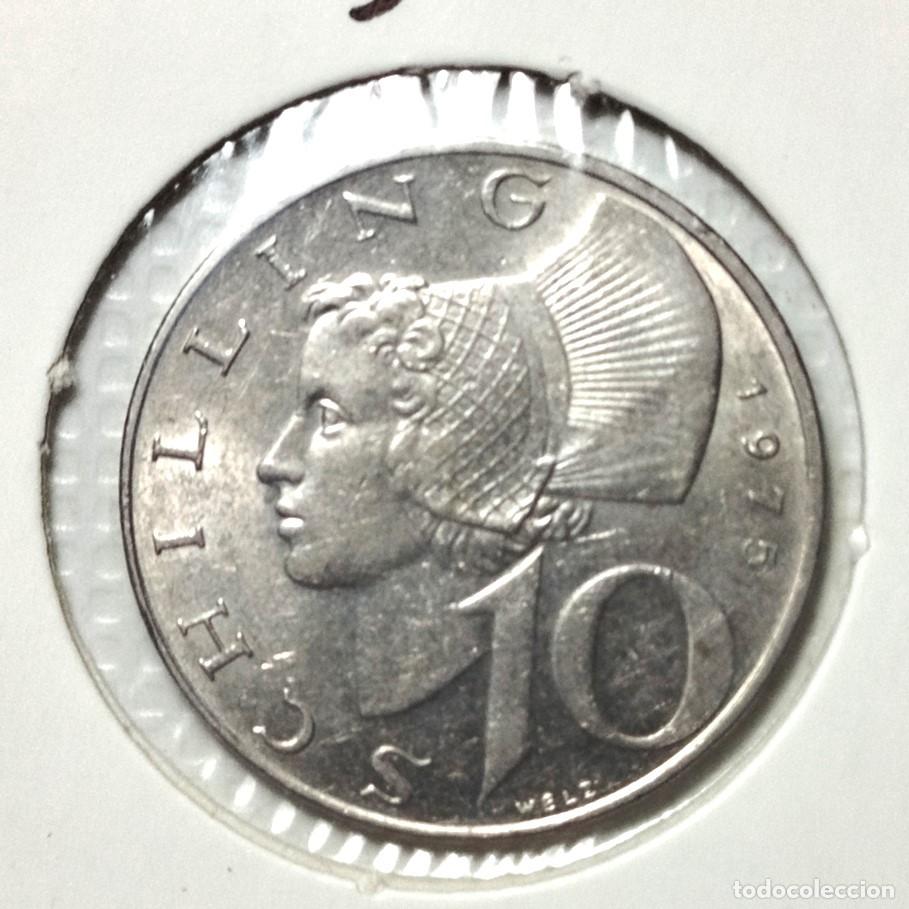 Material numism&aacute;tico: EUROPA . AUSTRIA . 10 SHILLING 1975 . SIN CIRCULAR - Foto 1