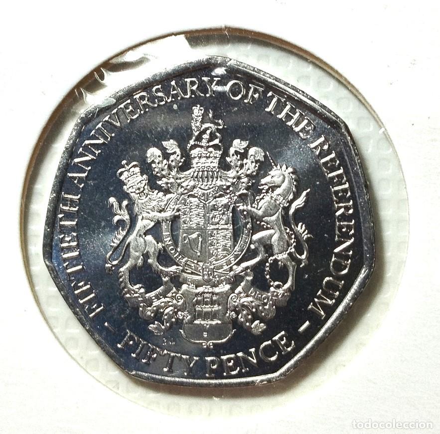 Material numism&aacute;tico: EUROPA . GIBRALTAR . 50 PENCE 2017 . SIN CIRCULAR PROOF - Foto 2