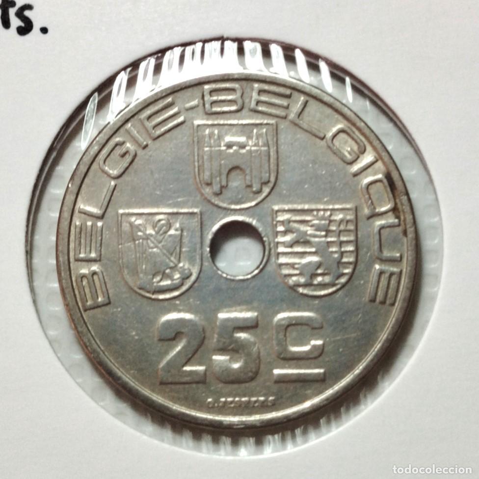Material numism&aacute;tico: EUROPA . BELGICA . 25 CENTIMOS 1938 . SIN CIRCULAR - Foto 1