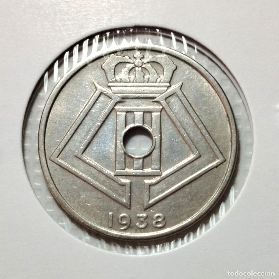 Material numism&aacute;tico: EUROPA . BELGICA . 25 CENTIMOS 1938 . SIN CIRCULAR - Foto 2