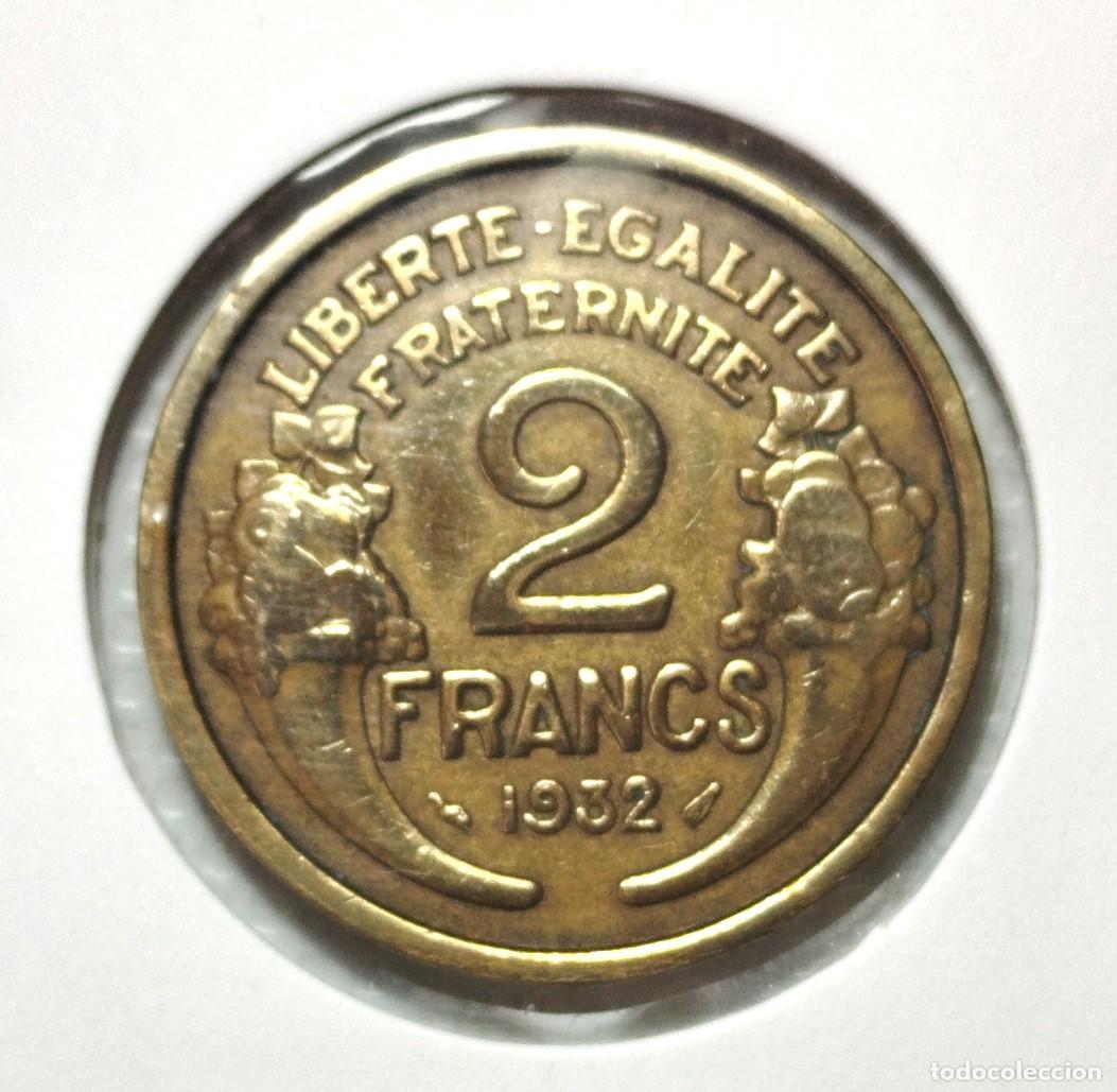 Material numism&aacute;tico: EUROPA . FRANCIA . 2 FRANCS 1932 - Foto 2