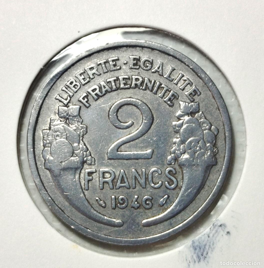 Material numism&aacute;tico: EUROPOA . FRANCIA . 2 FRANCS 1946 - Foto 2
