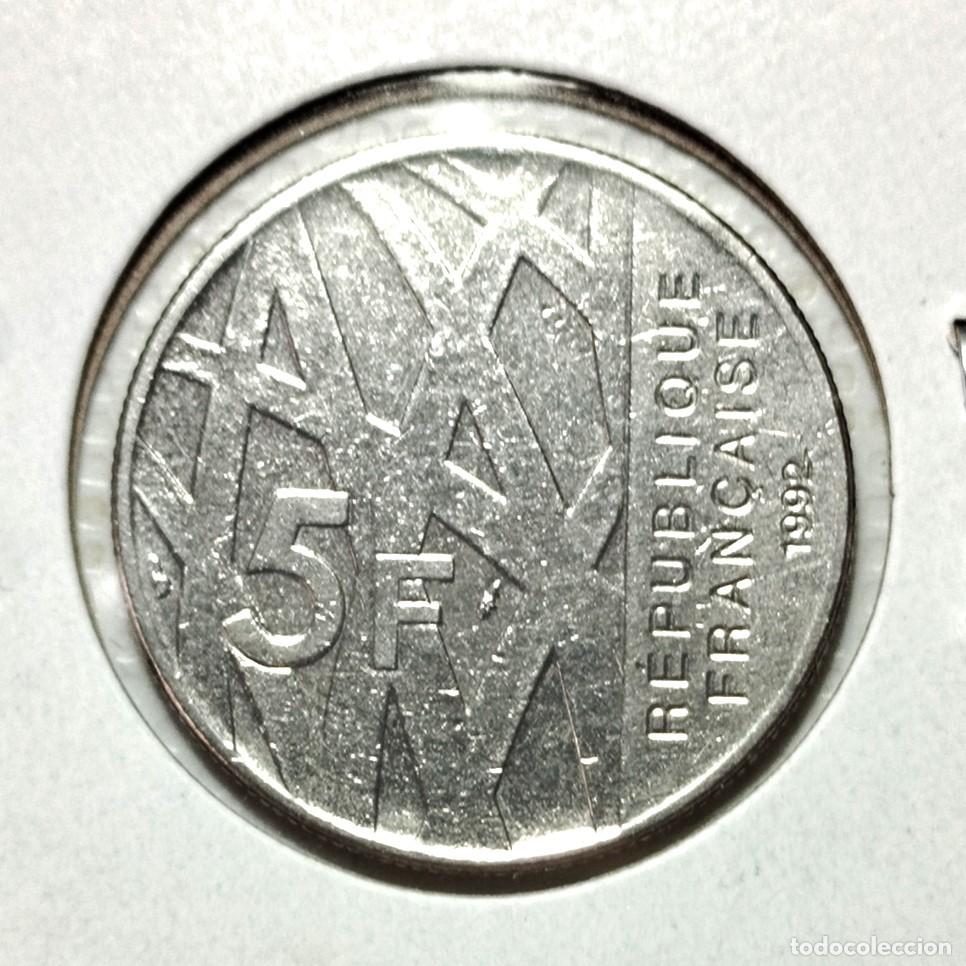 Material numism&aacute;tico: EUROPA . FRANCIA . 5 FRANCS 1992 . EXCELENTE - Foto 2