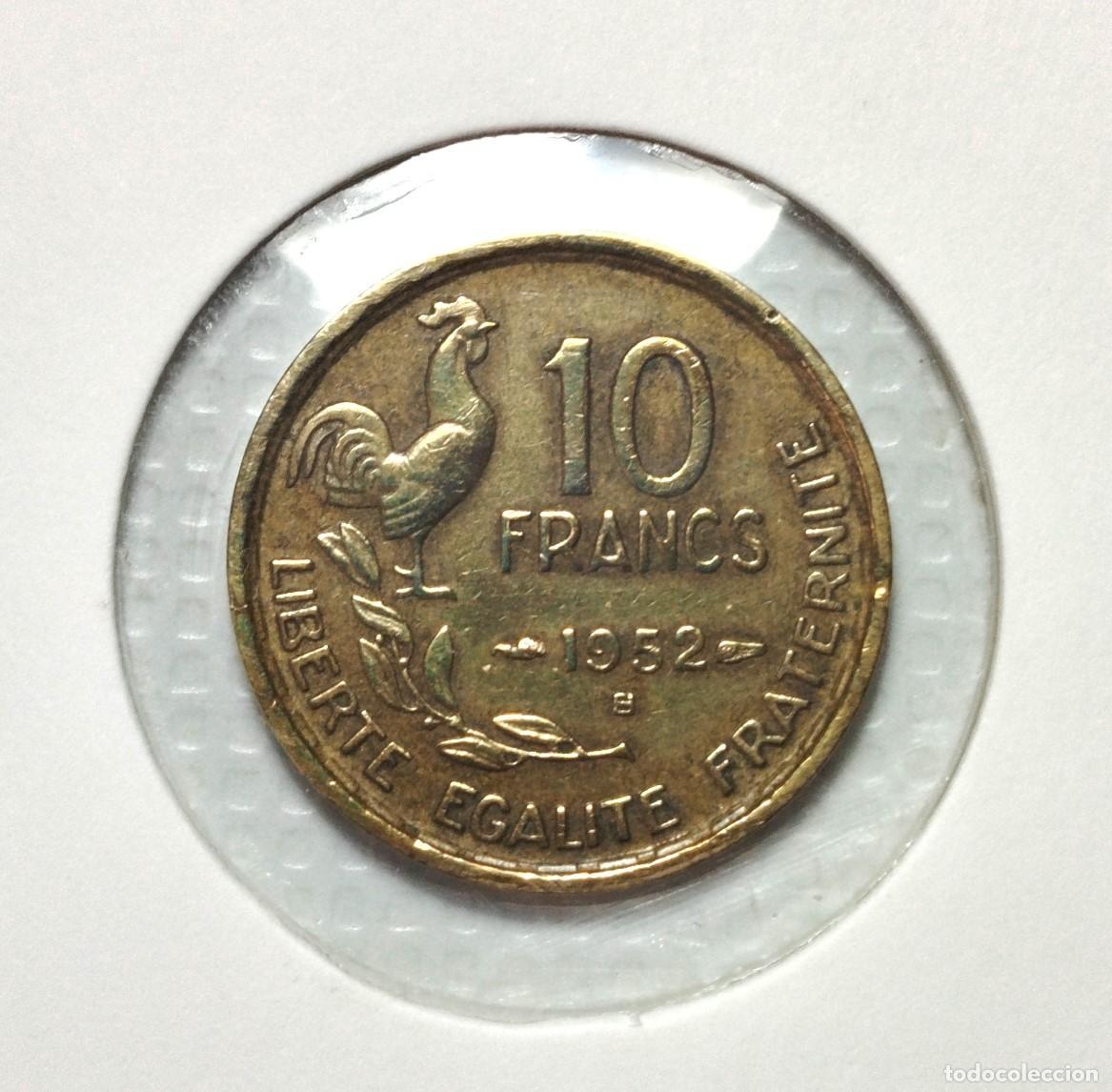 Material numism&aacute;tico: EUROPA . FRANCIA . 10 FRANCS 1952-B - Foto 2