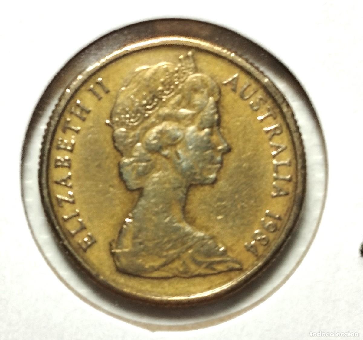 Material numism&aacute;tico: OCEANIA . AUSTRALIA . 1 DOLLAR 1984 - Foto 2
