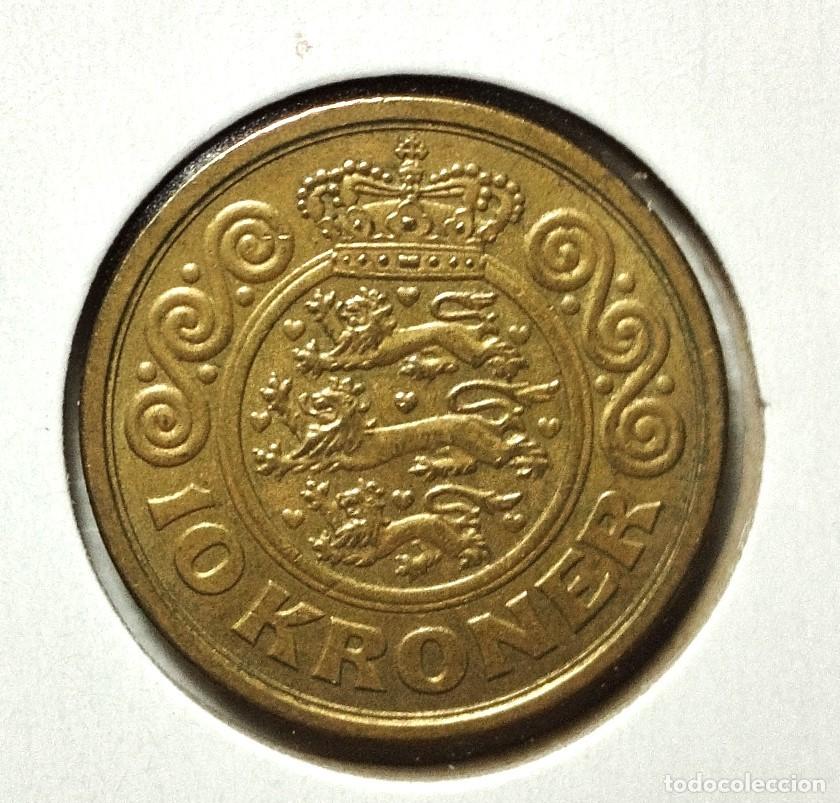 Material numism&aacute;tico: EUROPA . DINAMARCA . 10 KRONER 2001 . EXCELENTE - Foto 2