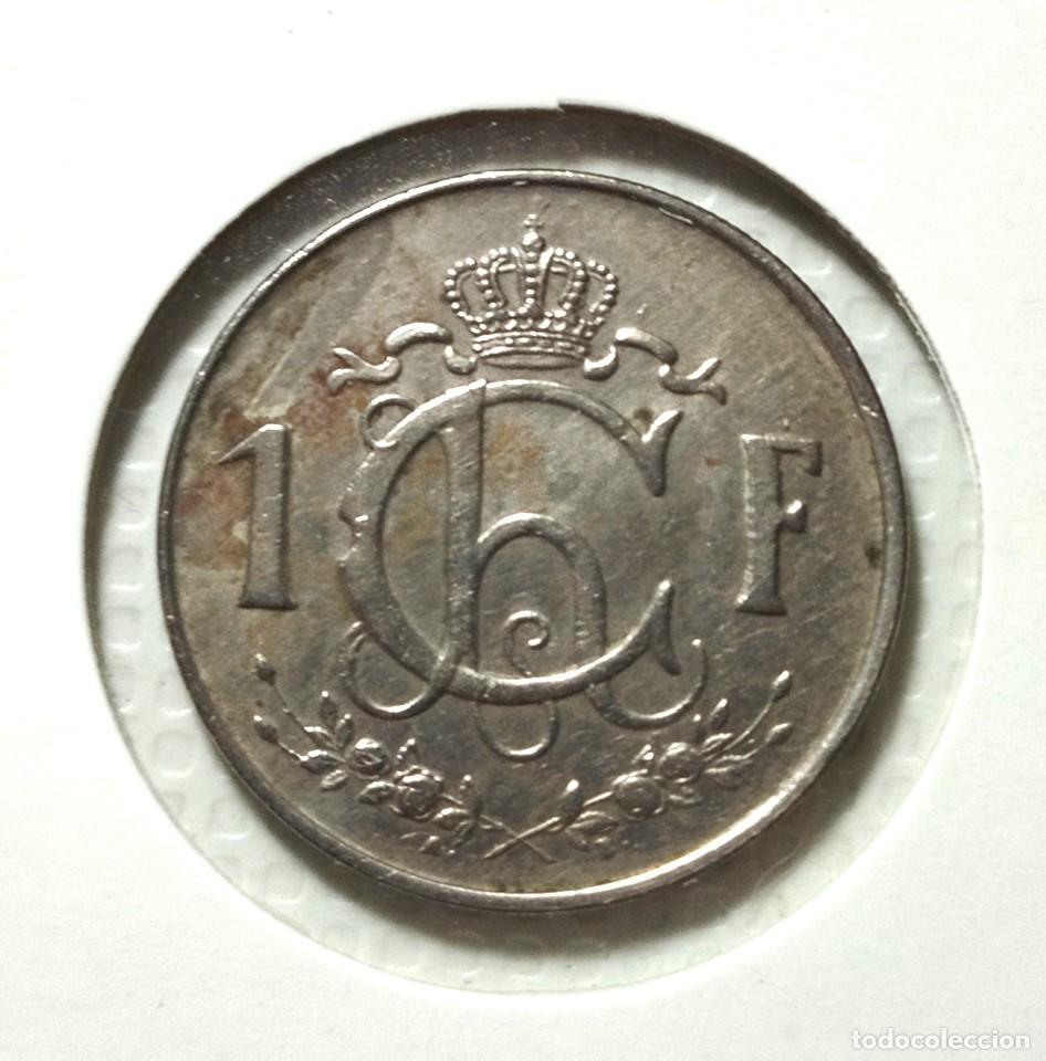 Material numism&aacute;tico: EUROPA . LUXEMBURGO . 1 FRANC 1964 - Foto 2