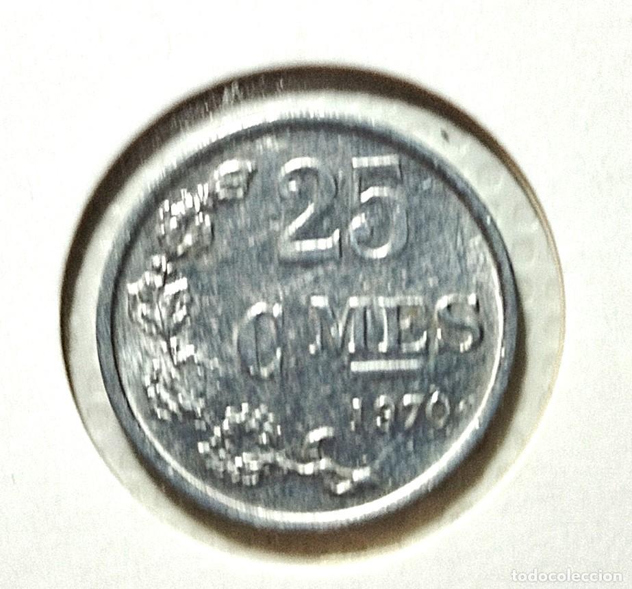 Material numism&aacute;tico: EUROPA . LUXEMBURGO 25 CENTIMES 1970 . EXCELENTE - Foto 2