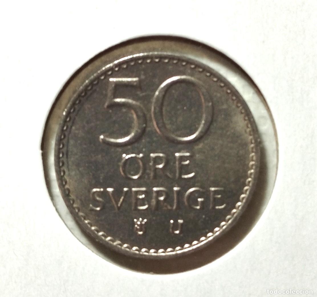 Material numism&aacute;tico: EUROPA . SUECIA . 50 ORE 1966 . EXCELENTE - Foto 2