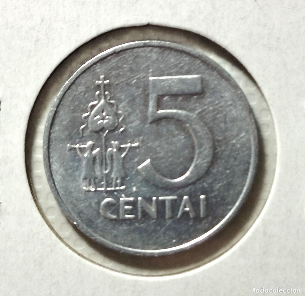 Material numism&aacute;tico: EUROPA . LITUANIA . 5 CENTAI 1991. EXCELENTE - Foto 2