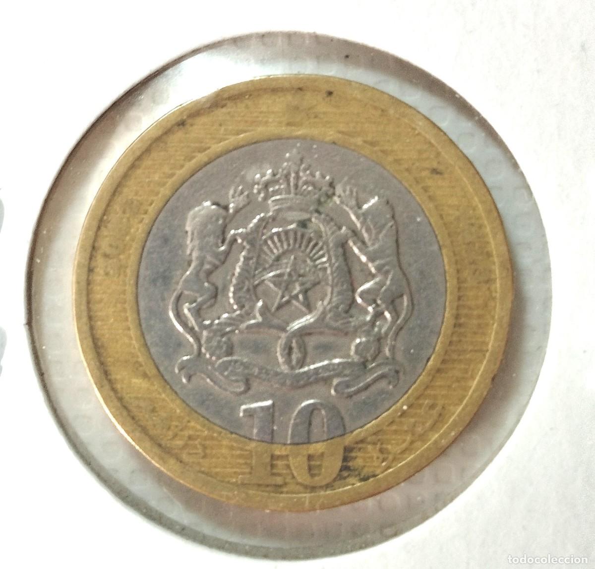 Material numism&aacute;tico: AFRICA. MARRUECOS . 10 DIRHAM 2002 - Foto 2